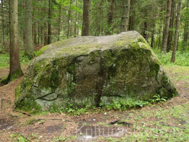 Černausku akmens. Foto J. Urtāns